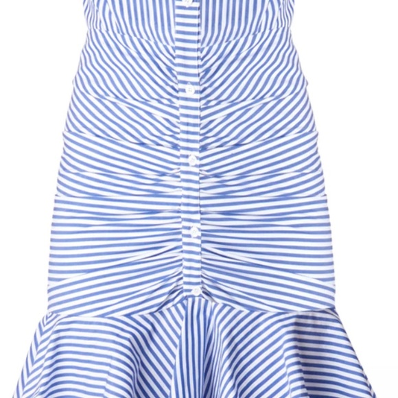 Romander Place blue  stripes button down shirt dress - Picture 2 of 6